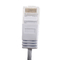 Εξαιρετικά λεπτό καλώδιο μπαλωμάτων σκοινιού 500MHZ Rj45 μπαλωμάτων Cat6A UTP Gigabit Ethernet